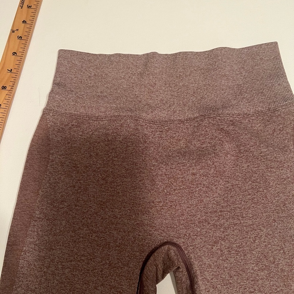NWOT‎ Pink Active Womens High-Waisted Seamless Leggings Brown 🔥🔥 (C3) - Picture 3 of 5